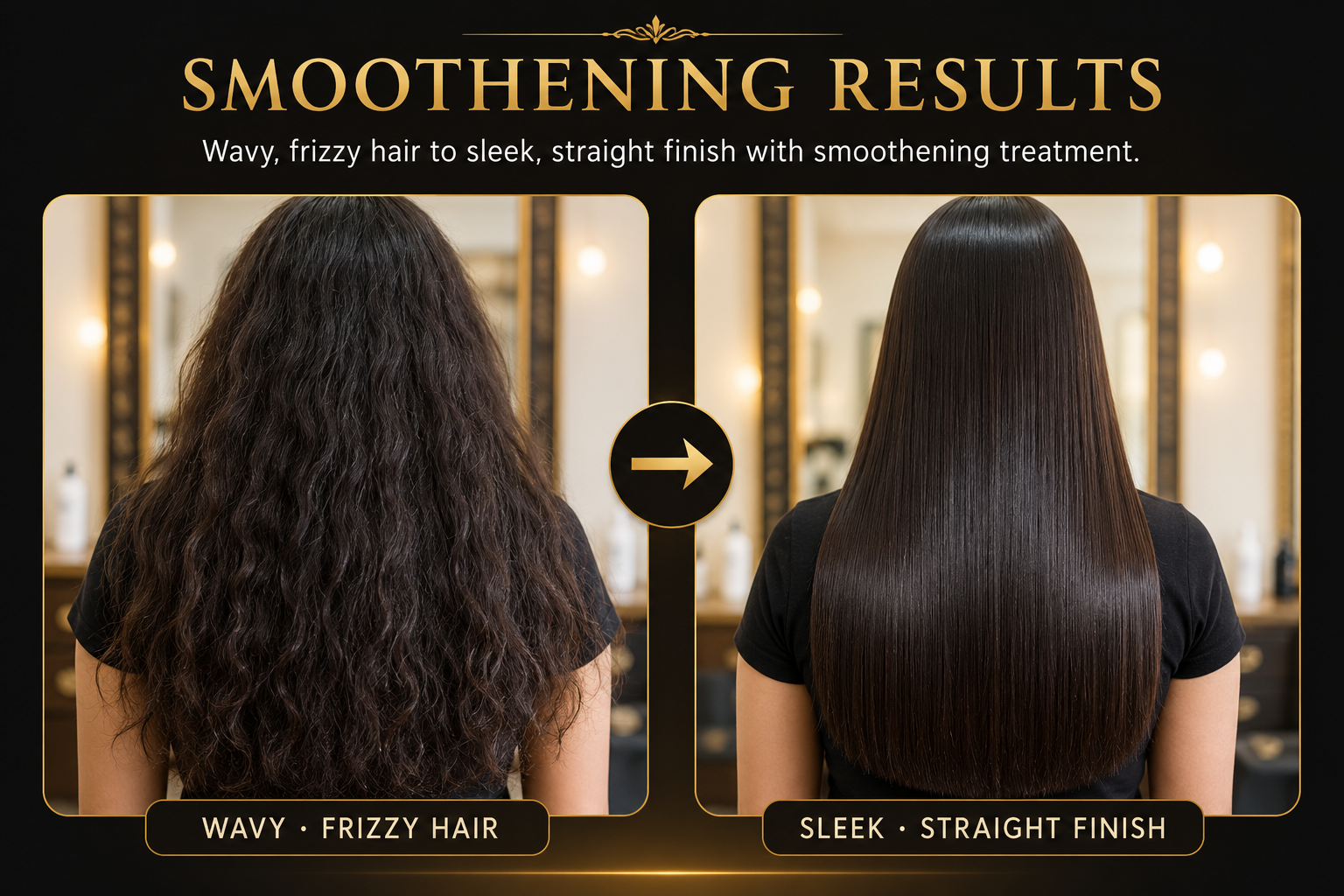 Before & After — Smoothening Results